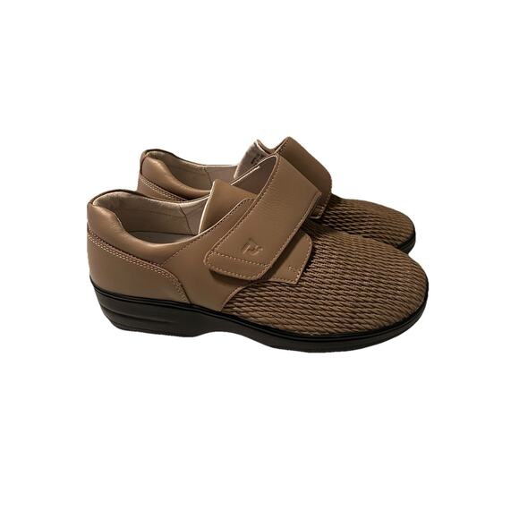Propet Olivia WPRX25 Taupe Leather/Stretch Fabric Casual Shoes Women’s 11 X(2E) - Picture 3 of 10